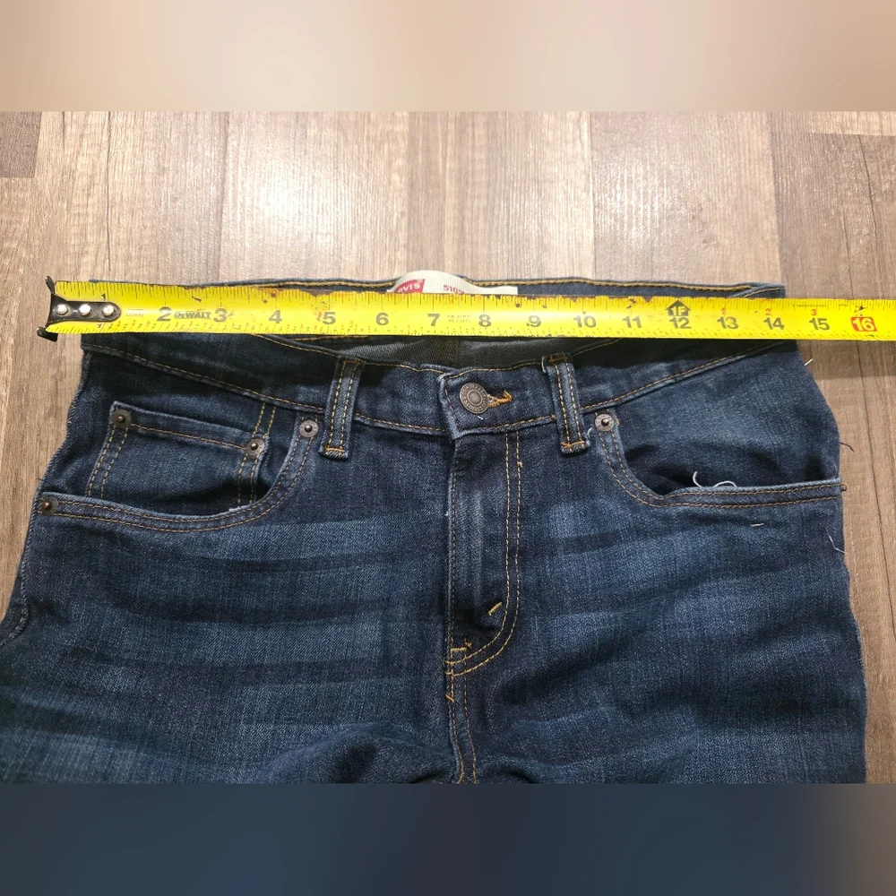LEVIS 510 SKINNY DARK BLUE JEANS 28 X 28 Western Rancher Classy